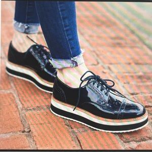 Halogen Atlantic Pacific Gabriela Flatform Oxfords